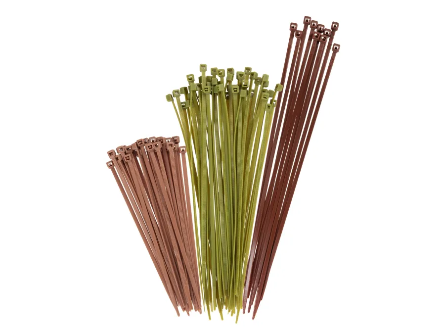 Allen Company Allen Vanish Hunting Blind Nylon Cable Ties, Assorted 100-Pack