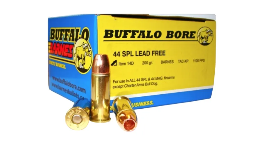 Buffalo Bore Ammunition BBA Buffalo-Barnes Strictly Business Handgun Rounds,.44 Special, 20