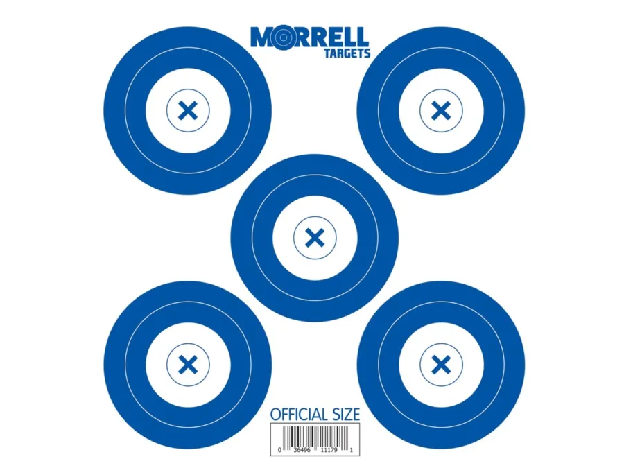 Morrell Targets 5 Spot Paper Archery Target Faces 100 PACK
