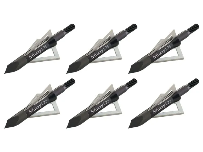 Muzzy 3 Blade 125 Grain Broadhead, 6 Pack