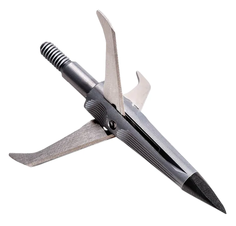 New Archery Products NAP Spitfire XXX Broadhead, Mechanical, Grey, 3