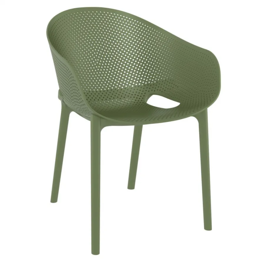 Siesta Sky Pro Dining Chair - Olive Green