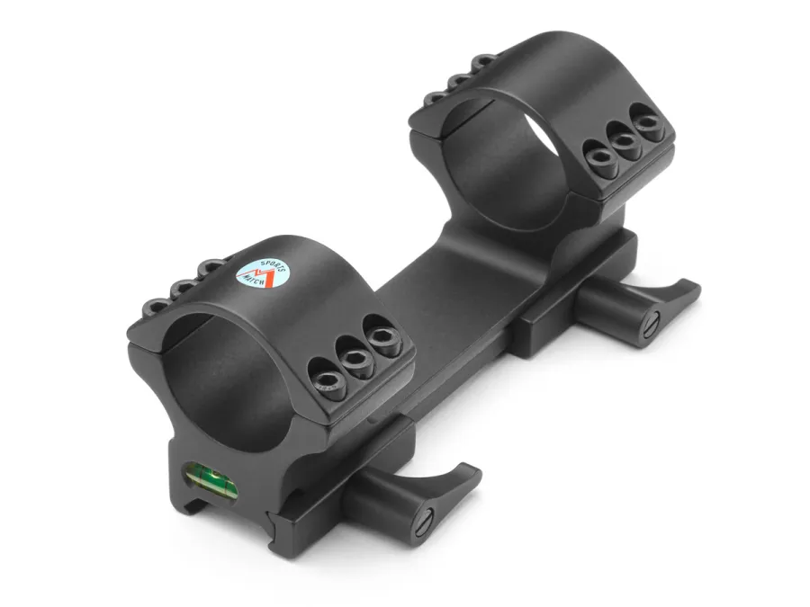 Sportsmatch UK Ltd. Sportsmatch 1-Pc Quick Release Mount, 30mm Rings, High, Weaver/Picatinny