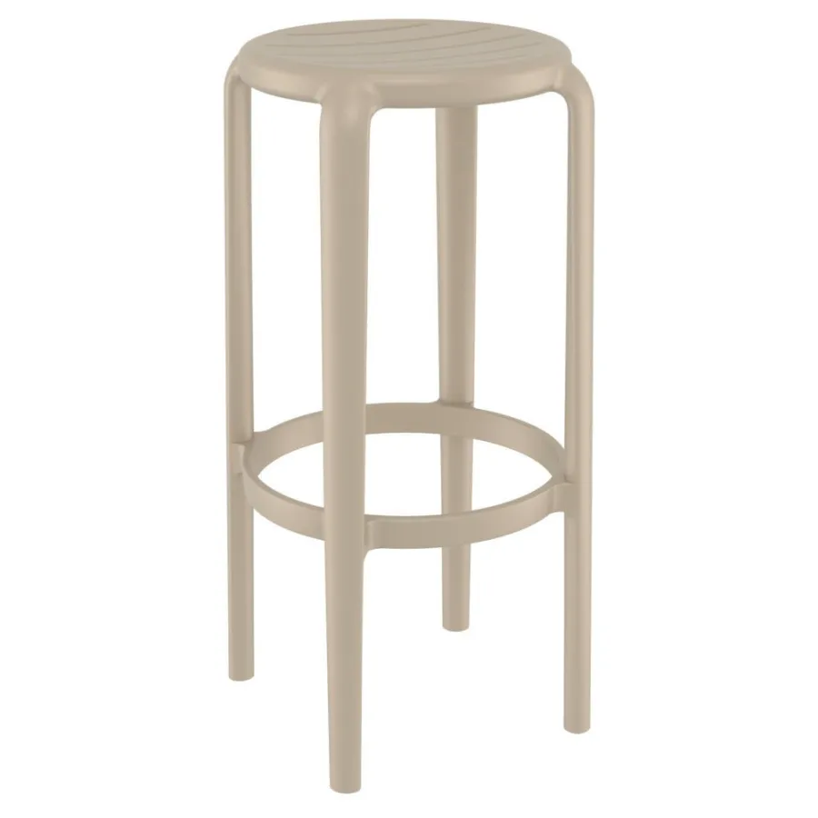 Siesta Tom Bar Stool - Taupe
